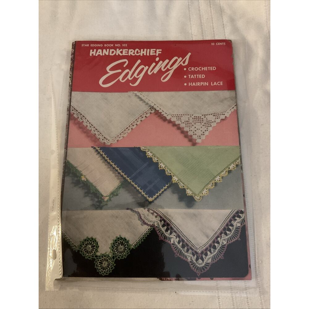 Vintage Star Edging Book No. 102 "Handkerchief Edgings" American Thread Co. 1953